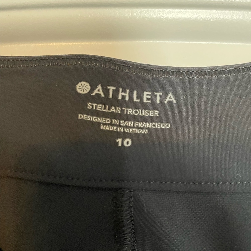 Black Athleta Stellar Trouser